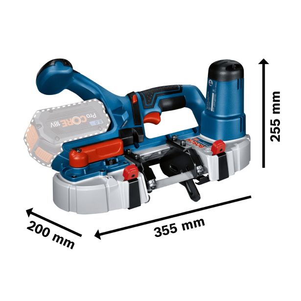 AKU.TRAČNA ŽAGA ZA KOVINO BOSCH GCB 18V-63