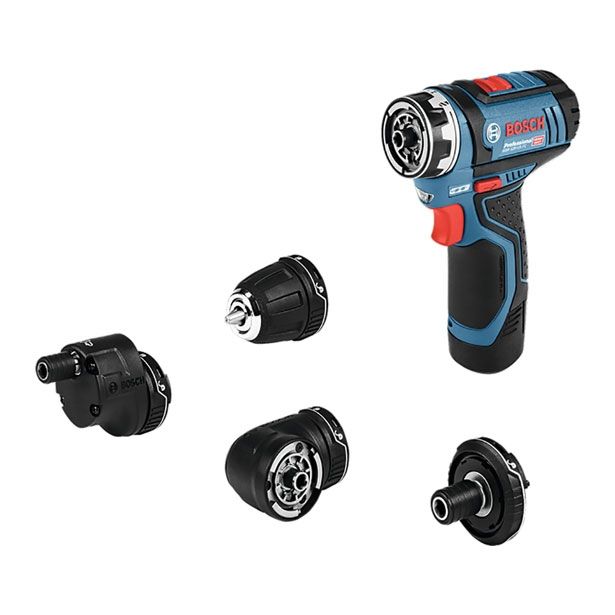 AKUMULATORSKI VRTALNIK BOSCH GSR 12V-15 FC + GFA 12-B
