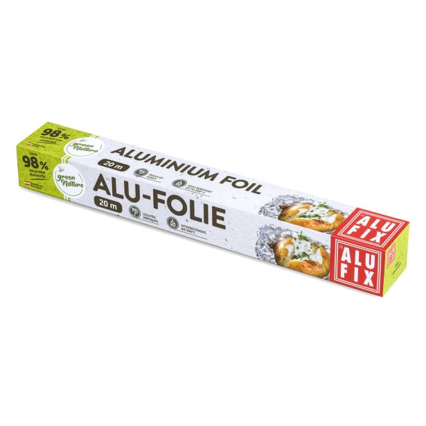 ALU FOLIJA V ŠKATLI  20 M, GREEN NATURE ALUFIX