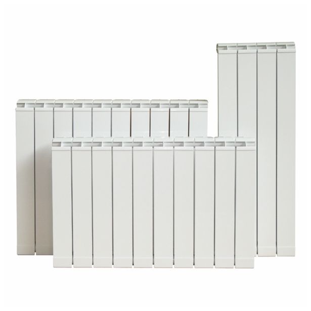 ALUMINIJASTI RADIATOR AKLIMAT M650 10 ČL. BELI