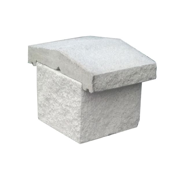 BETONSKI IZDELEK KOGRAD KAPA STREHA 25X35.5 BELA