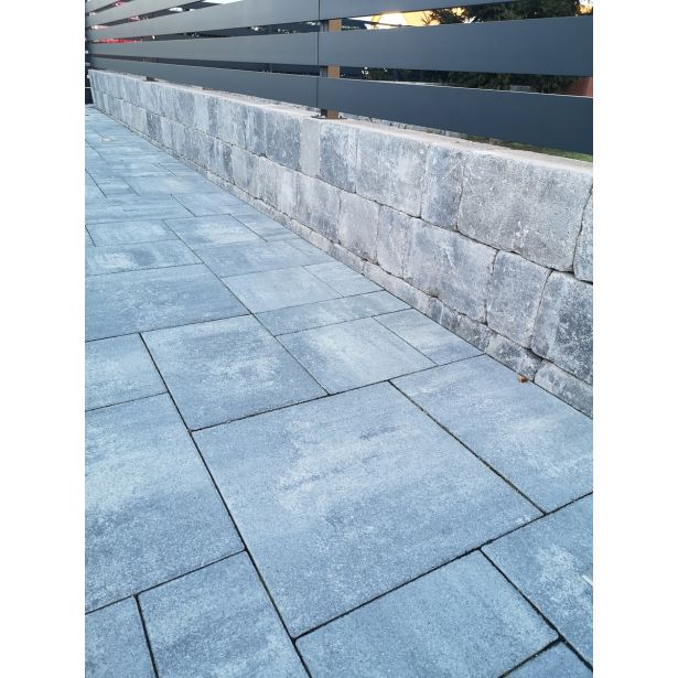 BETONSKI IZDELEK OBLAK GROUP ŠKARPNI ELEMENT STORICA ANTIQUE, MIX 04-SIV, ČRN