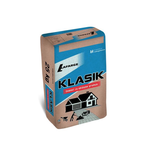 CEMENT LAFARGE KLASIK II/B-LL 42.5N CRO 25 KG 64 V BCTEST01