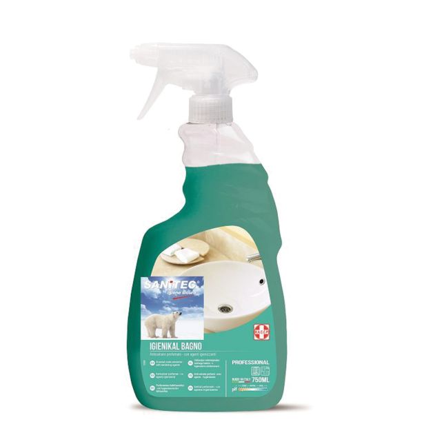 ČISTILO ZA WC, KOPALNICO SANITEC 750 ML IGIENIKAL BAGNO Z RAZPRŠILKO SANITEC