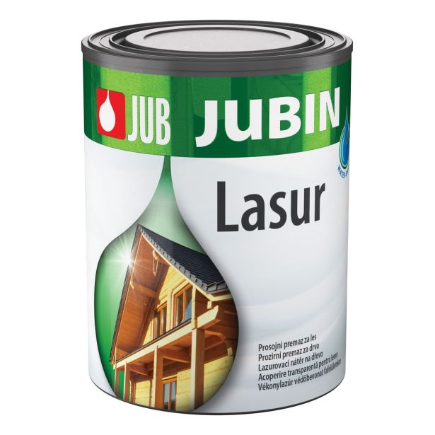 DEBELOSLOJNI PREMAZ JUB JUBIN LASUR ŠT.1 0.65L BREZBARVNI