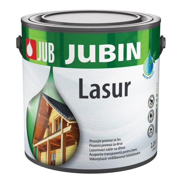 DEBELOSLOJNI PREMAZ JUB JUBIN LASUR ŠT.4 2.25L OREH