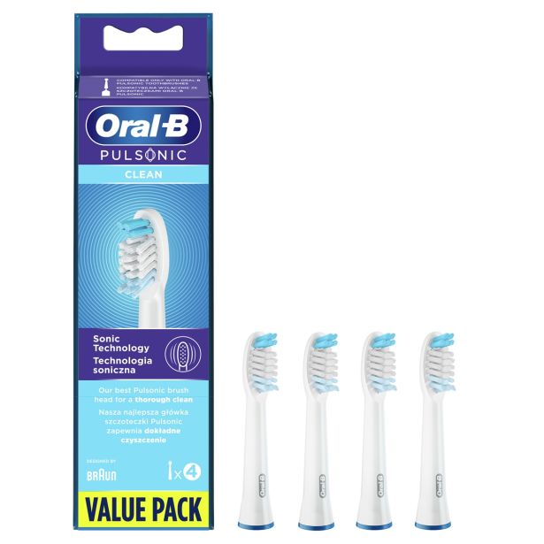 DODATEK ZA NEGO ZOB ORALB PULSONIC REFILLS 4CT CLEAN