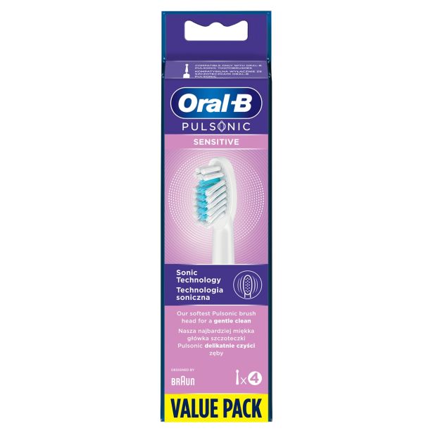 DODATEK ZA NEGO ZOB ORALB PULSONIC REFILLS 4CT SENSITIVE