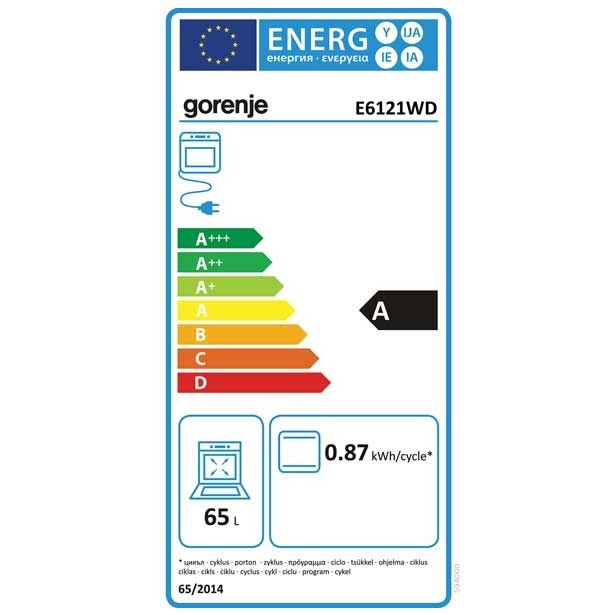 ELEKTRIČNI ŠTEDILNIK GORENJE E6121WD