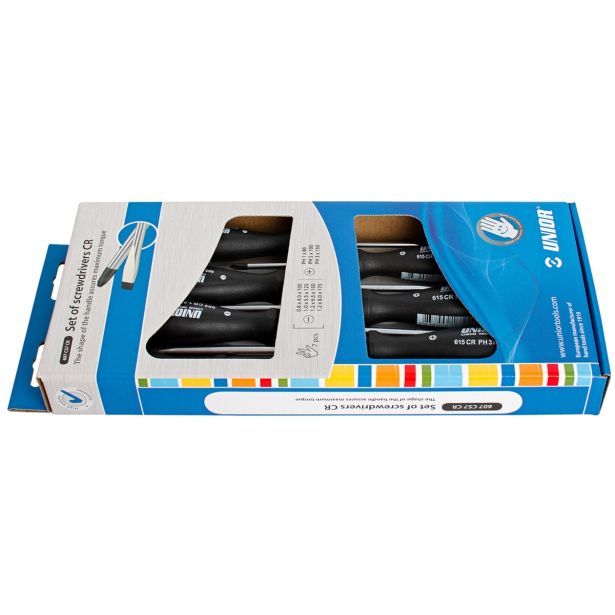 GARNITURA IZVIJAČEV UNIOR 7 DELNA V KARTONU ART. 607CS7CR