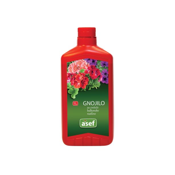 GNOJILO ZA OKR. RASTLINE ASEF TEKOČE MINERALNO ZA BALKONSKE RASTLINE 1000ML