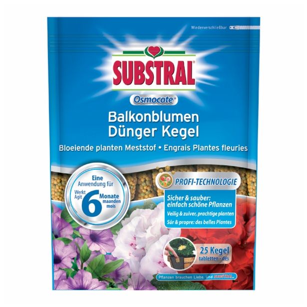 GNOJILO ZA OKR. RASTLINE SUBSTRAL OSMOCOTE TABLETKE ZA ZA BALKONSKE RASTLINE 25