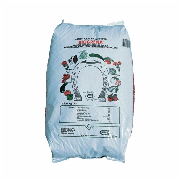 GNOJILO ZA PRIDELAVO BIOGRENA BIOGRENA SUPER 10 KG