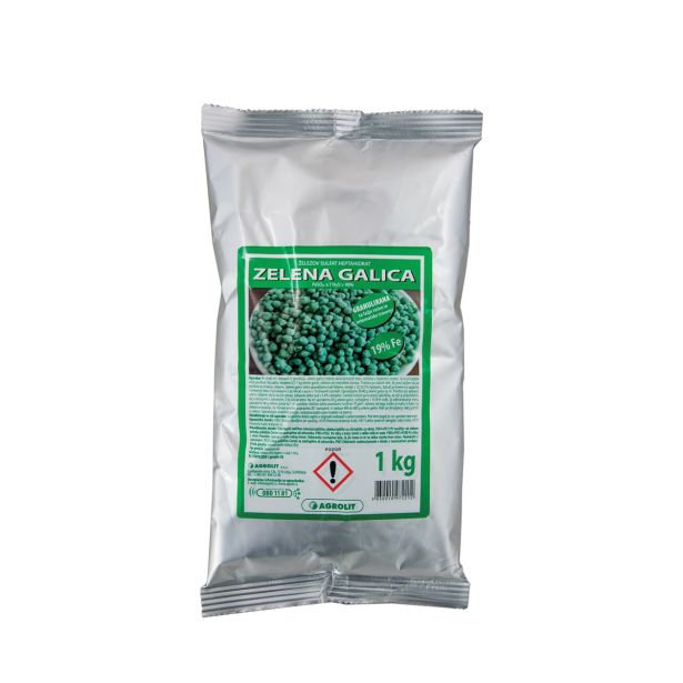GNOJILO ZA TRATO AGROLIT GALICA ZELENA 1KG GRANULE