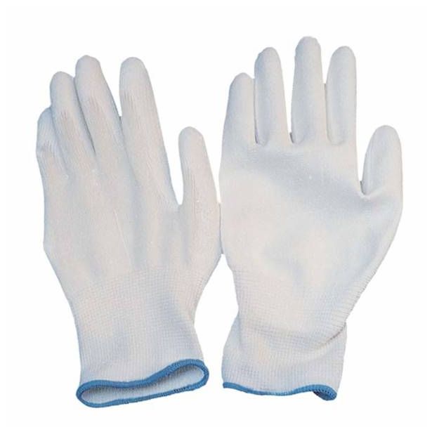 GUMENE ROKAVICE IDEAL-T NAJLON PU BELE 80500 ŠT.10