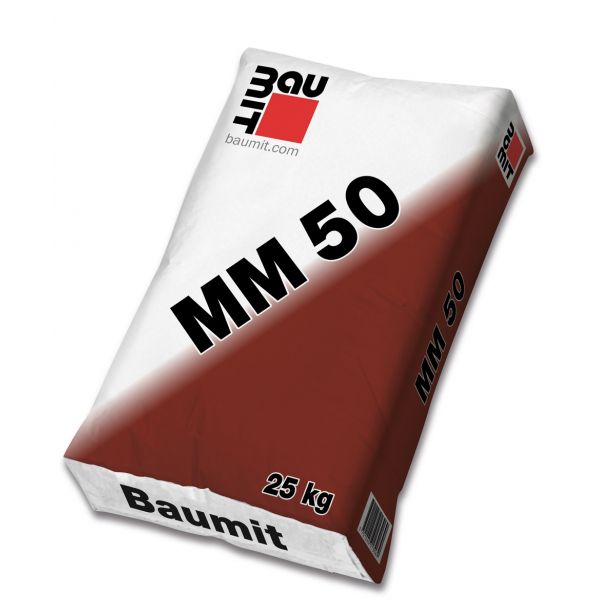 HITROVEZNA MALTA BAUMIT MM 50 25 KG / MAUERMORTEL 50