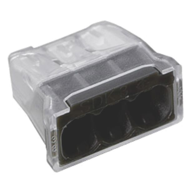 INŠTALACIJSKA SPONKA SMARTEXX SDK 3 BREZVIJAČNA 0.5 - 2.5MM2 ZA TRDE ŽICE