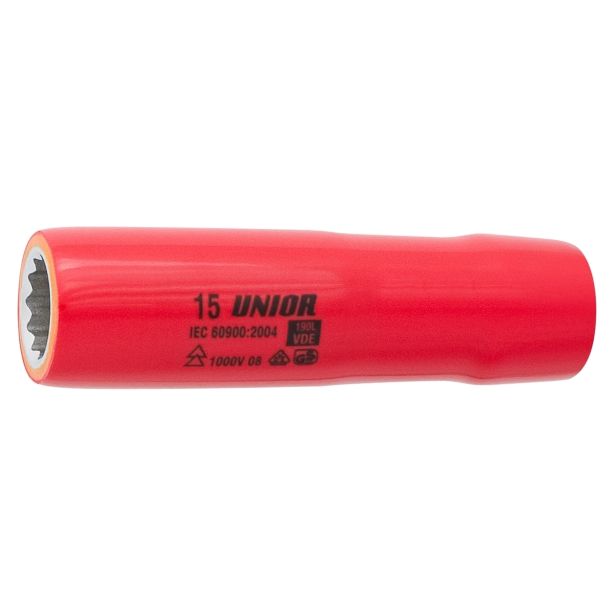 IZOLIRAN DOLGI 12-KOTNI NASADNI KLJUČ 1/2" UNIOR 17 MM ART. 190/2LVDEDP (619111)