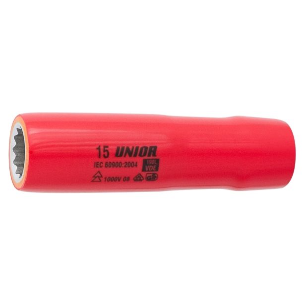 IZOLIRAN DOLGI 12-KOTNI NASADNI KLJUČ 1/2" UNIOR 19 MM ART. 190/2LVDEDP (619113)