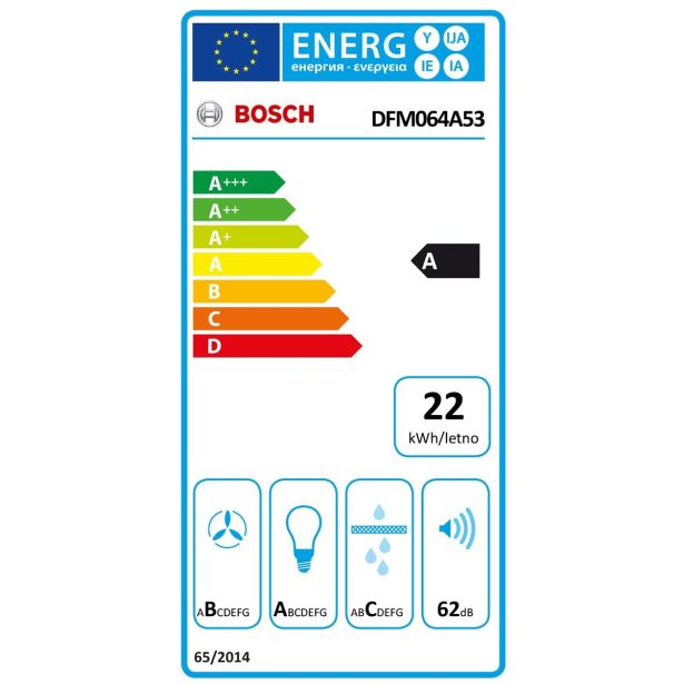 IZVLEČNA KUHINJSKA NAPA BOSCH DFM064A53