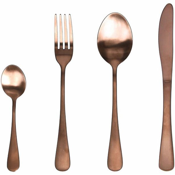 JEDILNI PRIBOR TOGNANA 24 DELNA ANTONY ODETTE ROSE GOLD