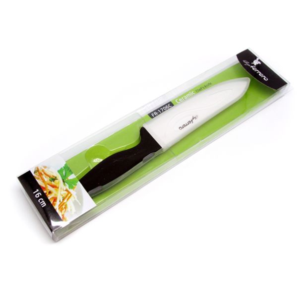 KERAMIČNI NOŽ FR-1706C 16 CM ČRN