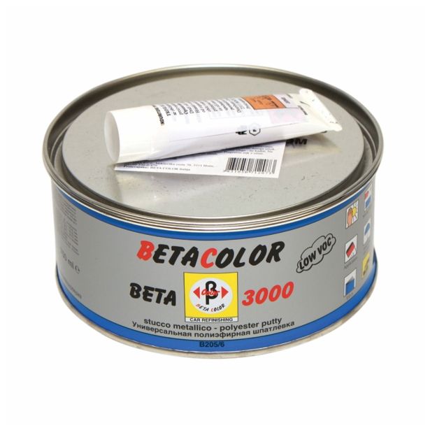 KIT ZA KOVINO  POLIESTER Z VLAKNI BETA 1.3 KG SIVI