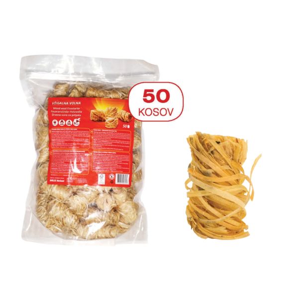 KOCKE ZA PODŽIG BIOLES HORIZONT VŽIGALNA VOLNA, 50 KOS V ZIP VREČKI