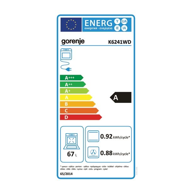 KOMBINIRANI ŠTEDILNIK GORENJE K6241WD 3 + 1