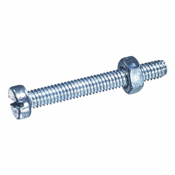 KOVINSKI VIJAK DIN84 M-3X10 ZN KOV.VIJ. DIN 84 Z MATICO ZAV=26KOS