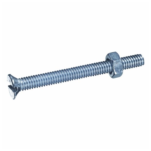 KOVINSKI VIJAK DIN963 M-6X40 ZN KOV.VIJ.DIN 963 Z MATICO ZAV=7KOS