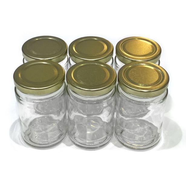 KOZARCI ZA VLAGANJE S POKROVI 210 ML 6/1
