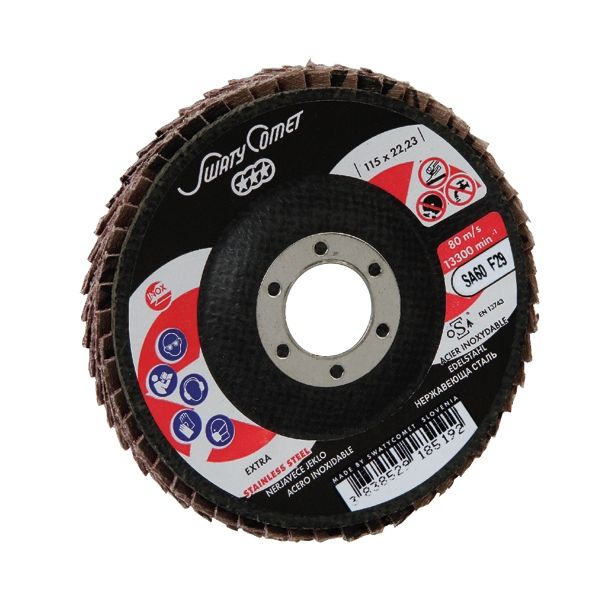 LAMELNI BRUSNI DISK POŠ. SWATYCOMET-S 115X22.23MM K60 KERAMIKA