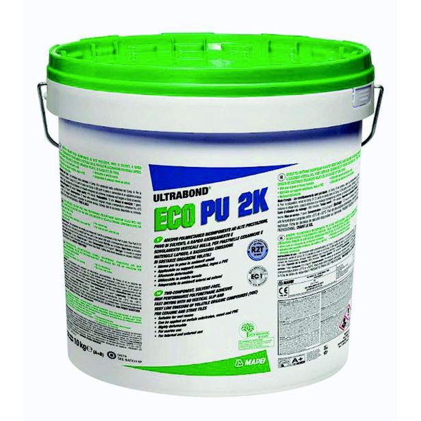 LEPILO ZA PLOŠČICE MAPEI ULTRABOND ECO PU 2K 10KG BELI R2T (KERALASTIC T)