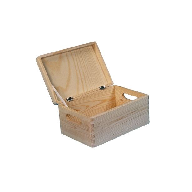 LESEN ZABOJ JEWE SMREKA 30X20X15 CM S POKROVOM, NELAKIRAN