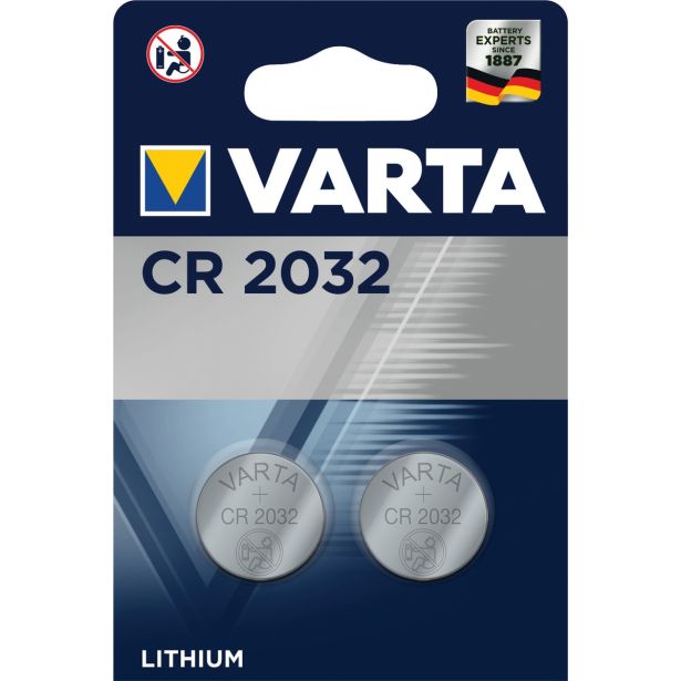 LITIJ BATERIJSKI VLOŽEK VARTA CR2032 BL/2