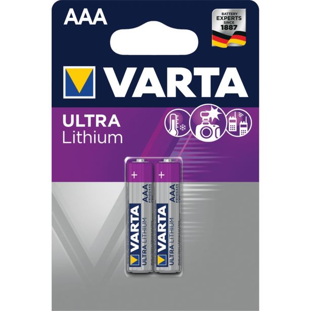 LITIJ BATERIJSKI VLOŽEK VARTA PROFESSIONAL LITHIUM AAA BL/2