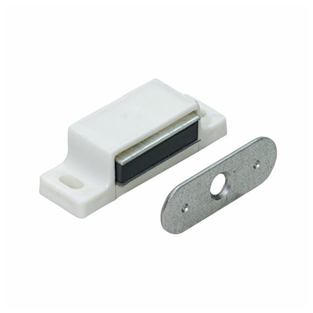 MAGNETNI ZASKOČNIK HETTICH DIY 3-4 KG, BEL ZAV=4 KOS