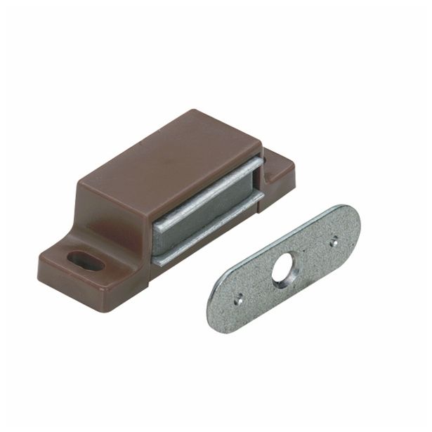 MAGNETNI ZASKOČNIK HETTICH DIY 3-4 KG, RJAV ZAV=4 KOS