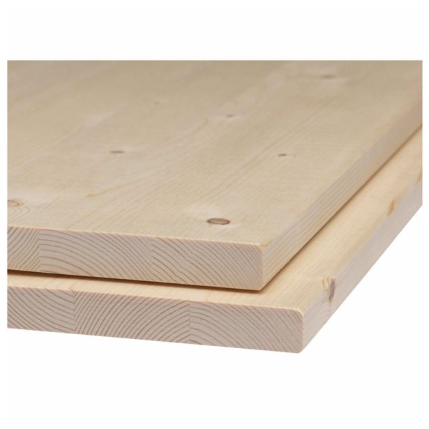 MASIVNA LEPLJENA PLOŠČA SCHWEIGHOFER SMREKA 1000X300X18 MM STANDARD, B/C KVALITETA