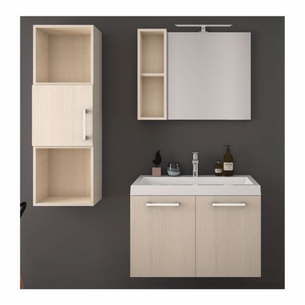 MDF LAK.KOPAL.OMARICA AQUAESTIL ARWEN / FLORA 40 VISEČA BELO DREVO 40X30X40 UNI