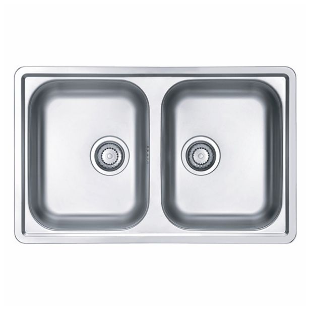 NERJAVNO POMIVALNO KORITO ALVEUS LINE 90, SATIN 790X500 MM