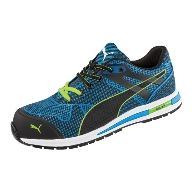 NIZKI DELOVNI ČEVLJI PUMA BLAZE KNIT LOW ŠT.45 S1P HRO SRC, MODER