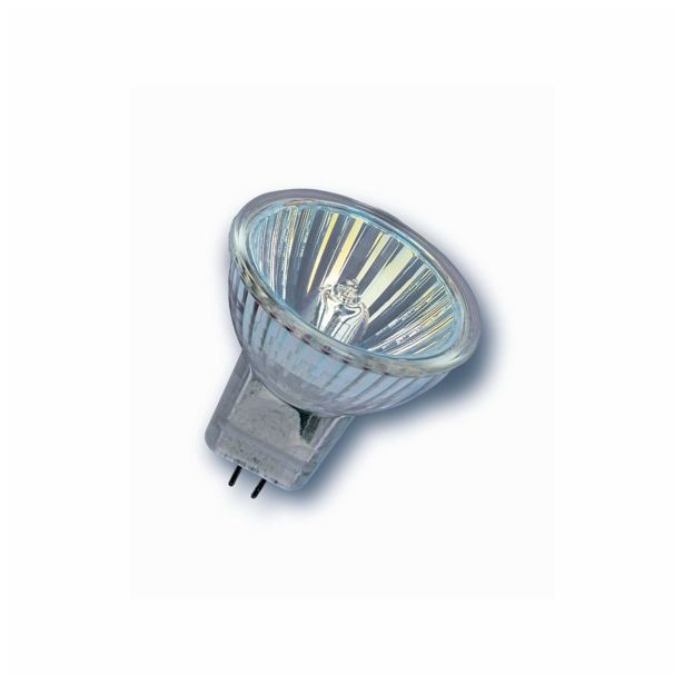 NIZKONAPETOSTNA HALOGENSKA ŽARNICA Z OSRAM DECOSTAR35 12V 35W GU4 KOT 36 STOPINJ BL/2