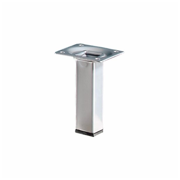 NOGA ZA POHIŠTVO HETTICH DIY 24X24X100 MM SREBRNA