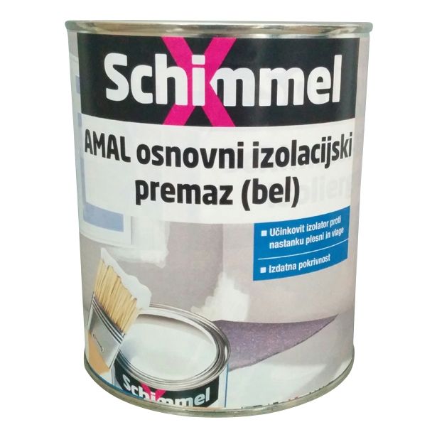 ODSTRANJEVALEC PLESNI AMAL SCHIMMEL-X OSNOVNI BELI IZOLACIJSKI PREMAZ 1KG