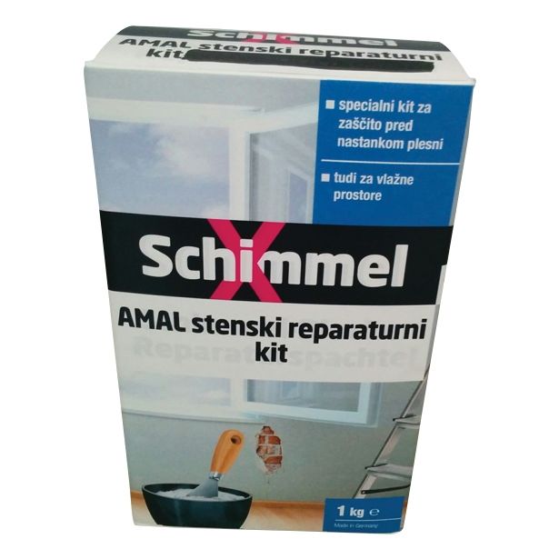 ODSTRANJEVALEC PLESNI AMAL SCHIMMEL-X REPARATURNI KIT 1KG KI BLOKIRA PLESEN