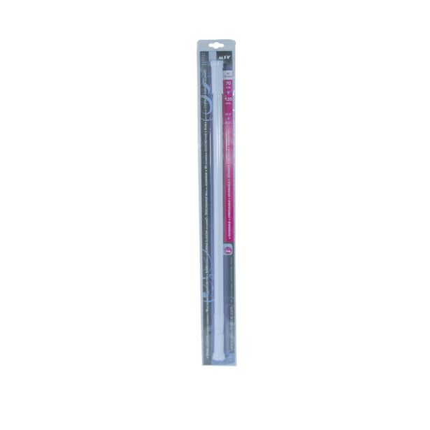 OGRODJE KOPAL.ZAVESE MSV 70-120 CM BELO ALUMINIJ
