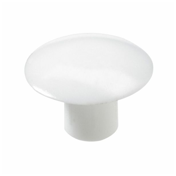 OKRASNA KAPICA HETTICH DIY FI 6 MM, BELA ZAV=20 KOS
