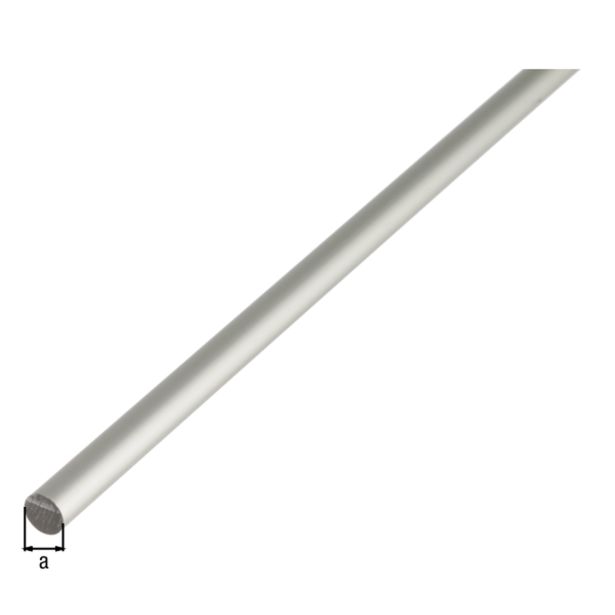 OKROGLA PALICA GAH ALBERTS ALU, FI 5X1000 MM